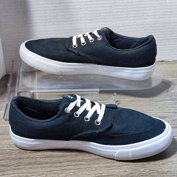 Zoo York Canvas Low Top Skater Sneaker Men's Youth Size 6 Black Athletic Shoes - Picture 2 of 10